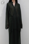 Samuel Gui Yang Folding Shirt AW22SH03-2 Ink green